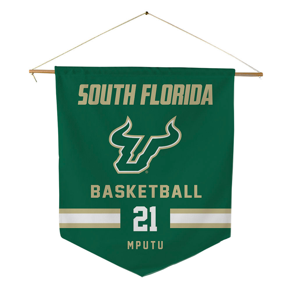 USF - NCAA Women's Basketball : Lor Mputu - Pennant - 18" x 21"-0