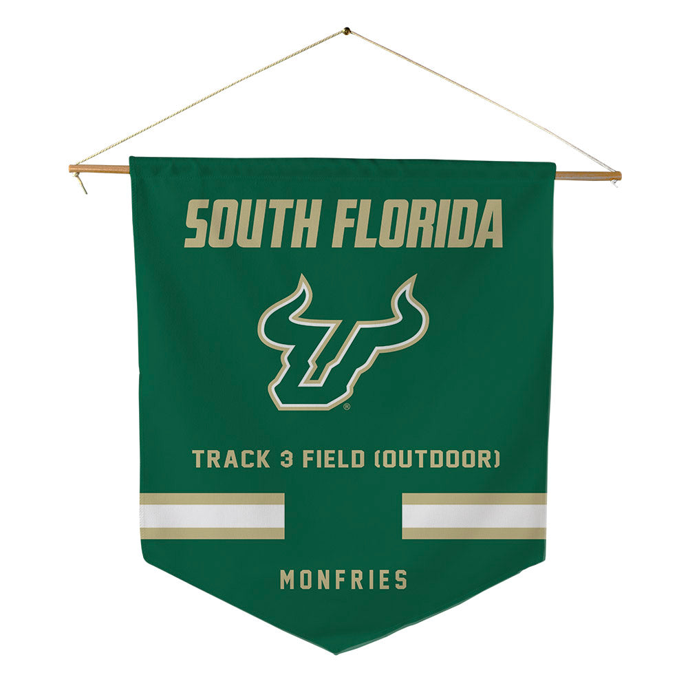 USF - NCAA Men's Track & Field : Alexavier Monfries - Pennant - 18" x 21"-0