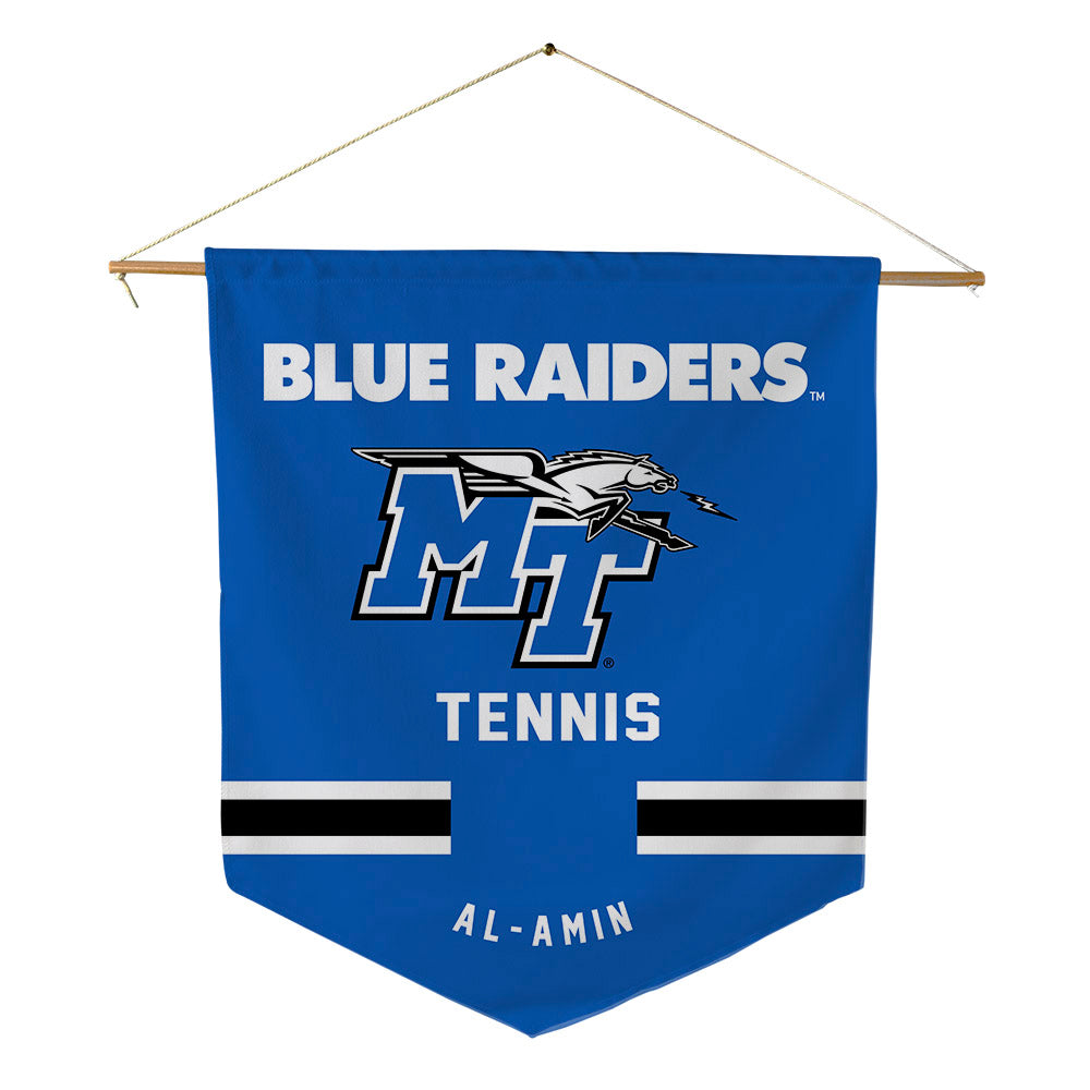 MTSU - NCAA Men's Tennis : Karim Kamal Al-Amin - Pennant - 18" x 21"-0