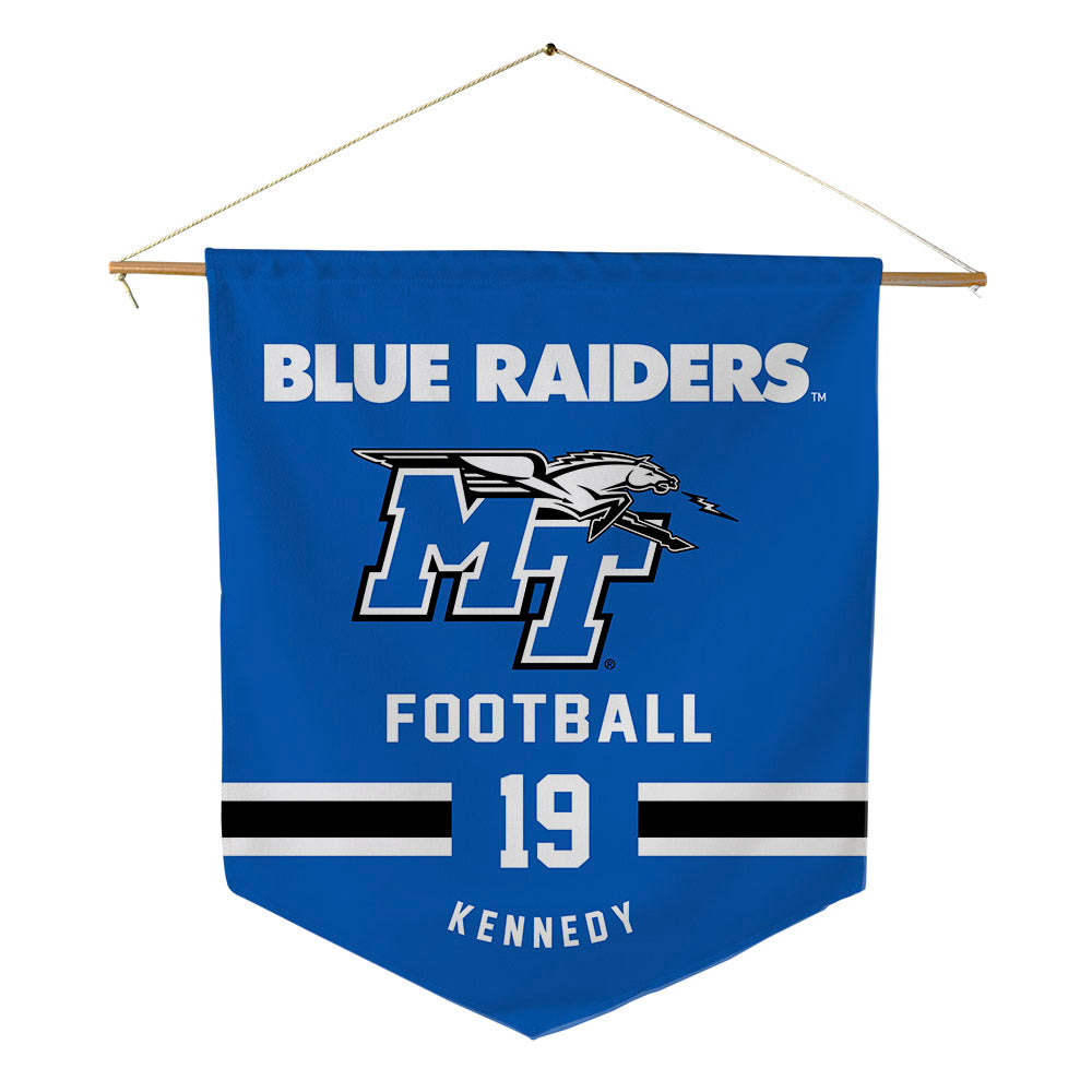 MTSU - NCAA Football : Locke Kennedy - Pennant - 18" x 21"-0