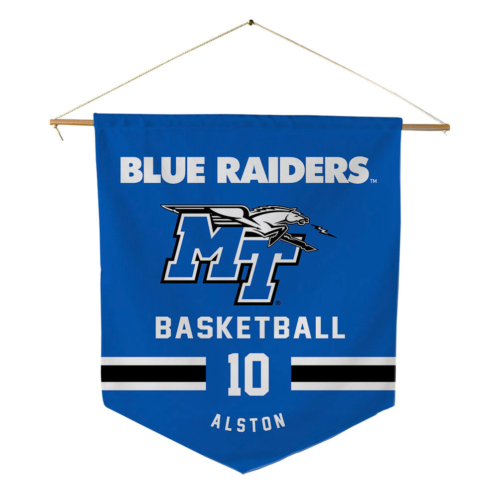 MTSU - NCAA Men's Basketball : Torey Alston - Pennant - 18" x 21"-0