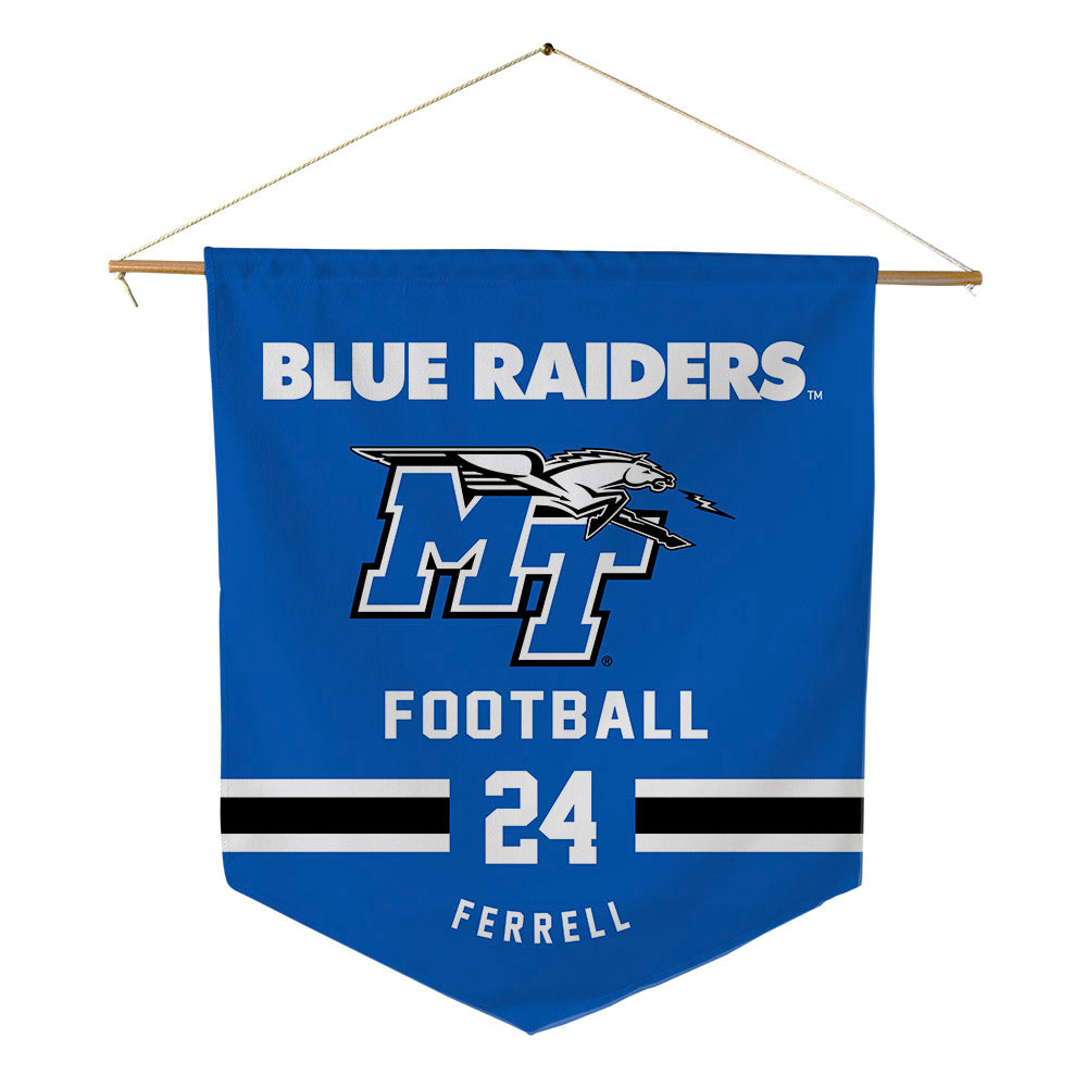 MTSU - NCAA Football : Trevon Ferrell - Pennant - 18" x 21"-0