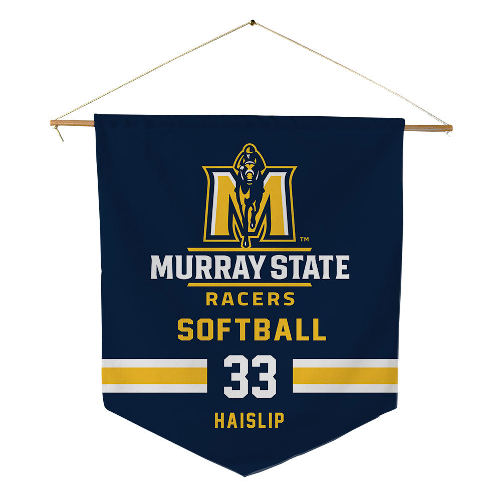 Murray State - NCAA Softball : Bre Haislip - Pennant - 18" x 21"-0