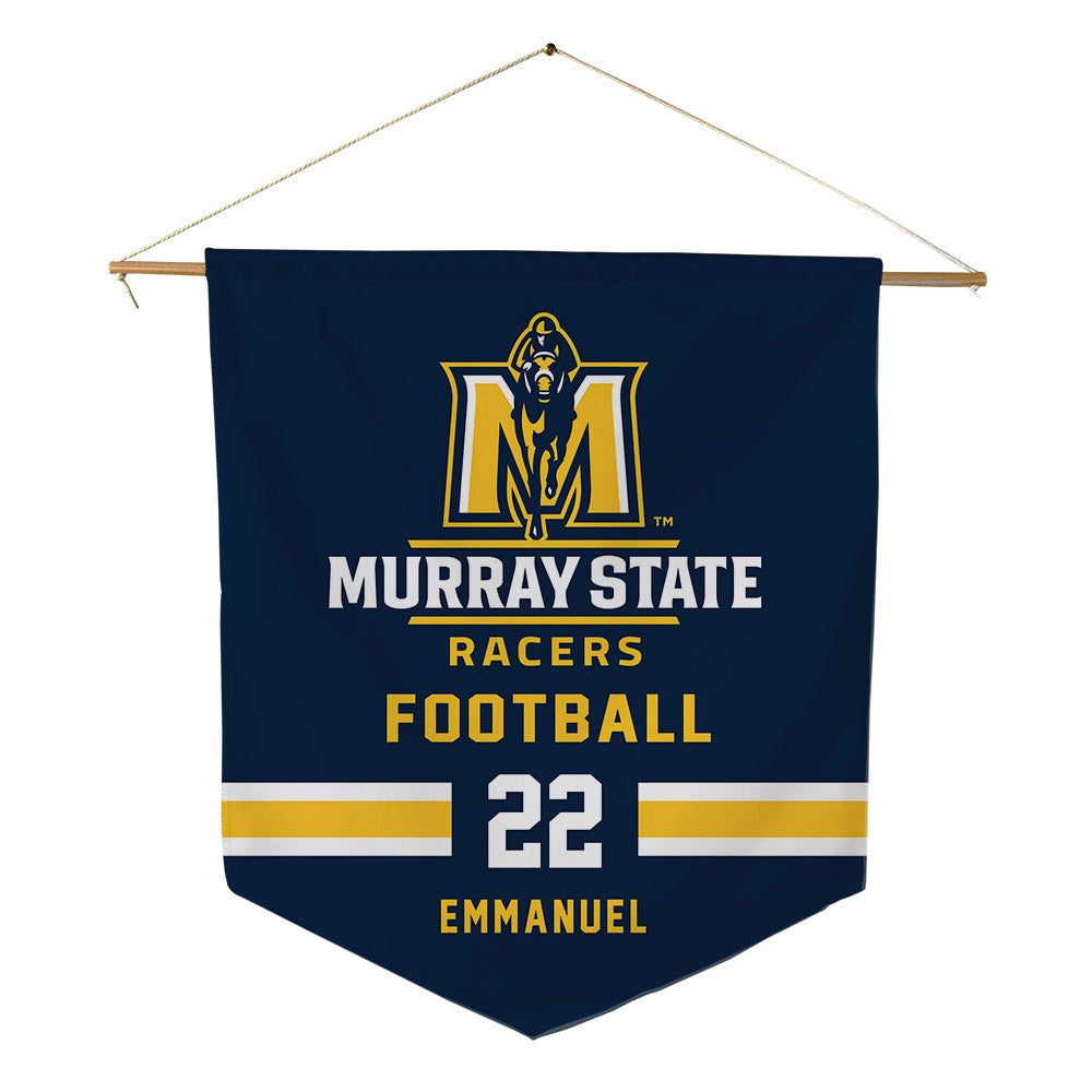 Murray State - NCAA Football : Kevin Emmanuel - Pennant - 18" x 21"-0