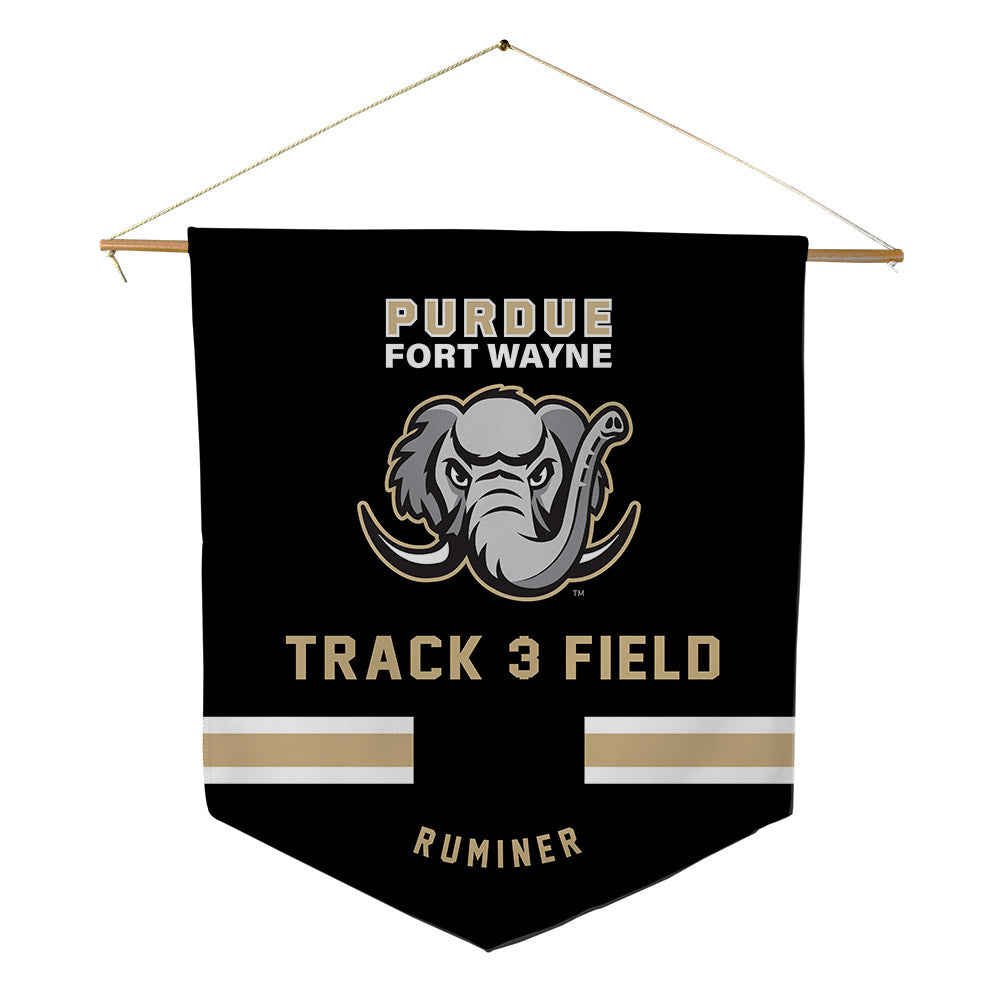 PFW - NCAA Men's Track & Field : Sawyer Ruminer - Pennant - 18" x 21"-0