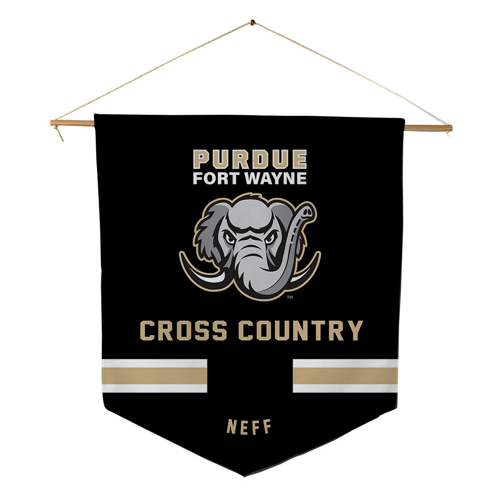 PFW - NCAA Men's Cross Country : Jarred Neff - Pennant - 18" x 21"-0