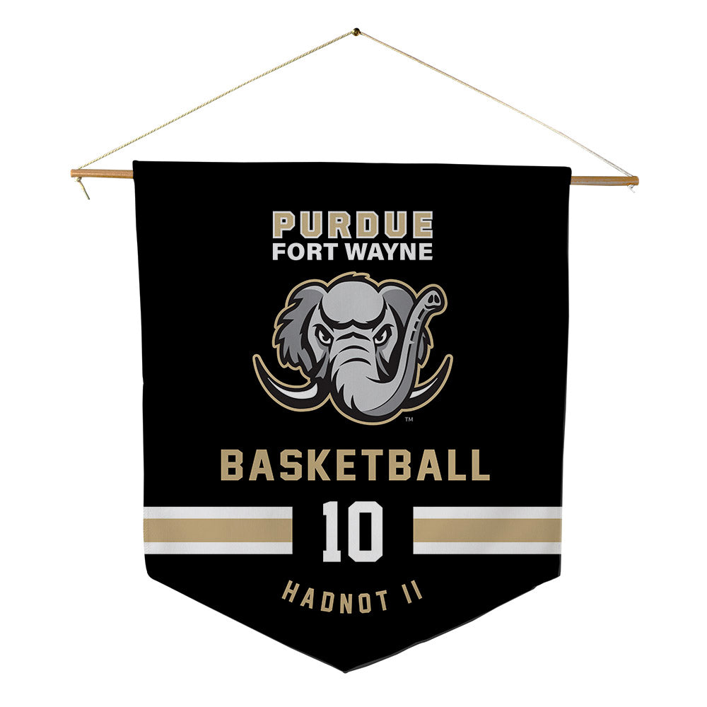 PFW - NCAA Men's Basketball : Corey Hadnot II - Pennant - 18" x 21"-0