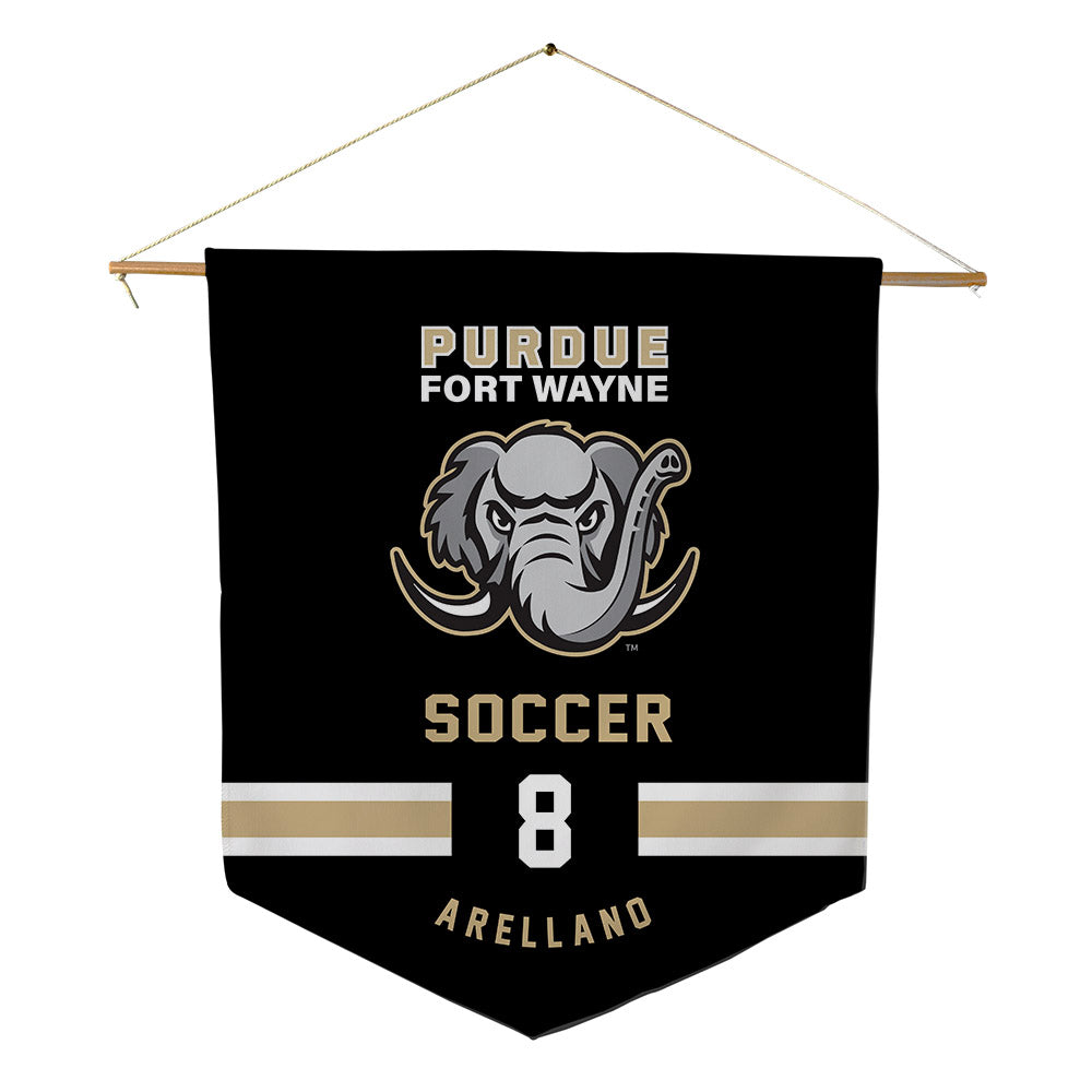 PFW - NCAA Men's Soccer : Abraham Arellano - Pennant - 18" x 21"-0