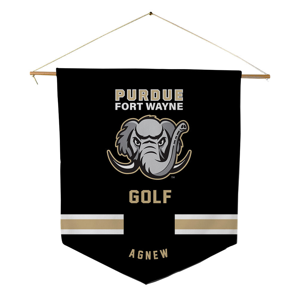 PFW - NCAA Men's Golf : AJ Agnew - Pennant - 18" x 21"-0
