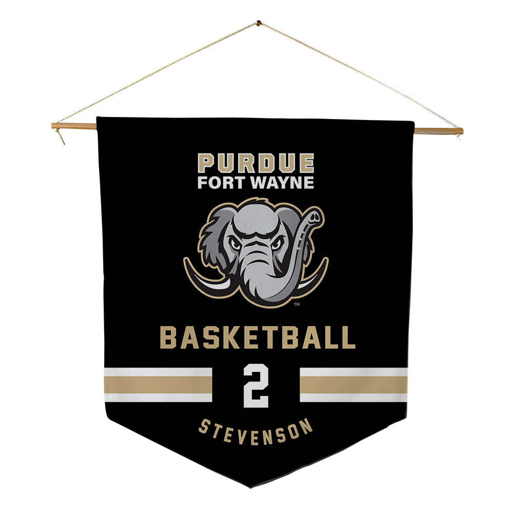 PFW - NCAA Men's Basketball : Mikale Stevenson - Pennant - 18" x 21"-0