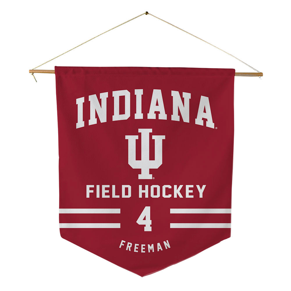 Indiana - NCAA Women's Field Hockey : Lily Freeman - Pennant - 18" x 21"-0