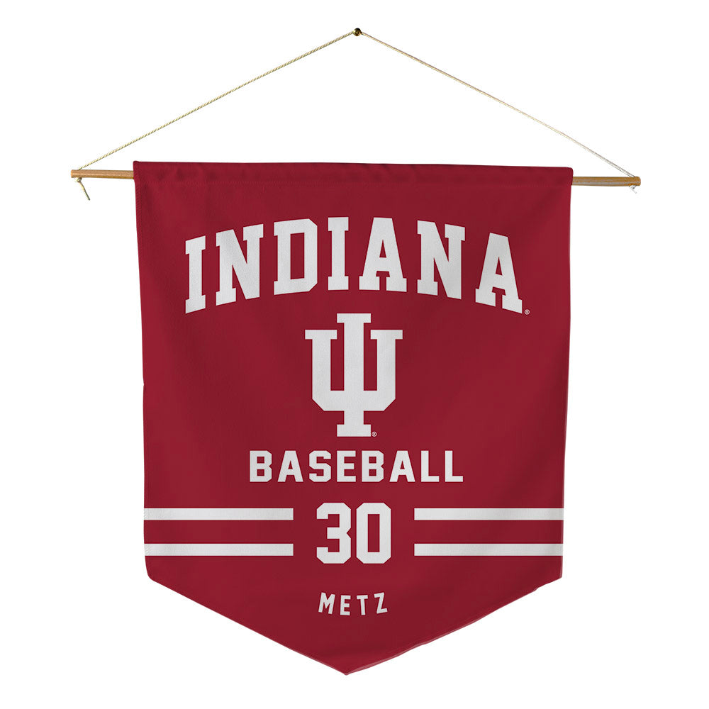 Indiana - NCAA Baseball : Blane Metz - Pennant - 18" x 21"-0