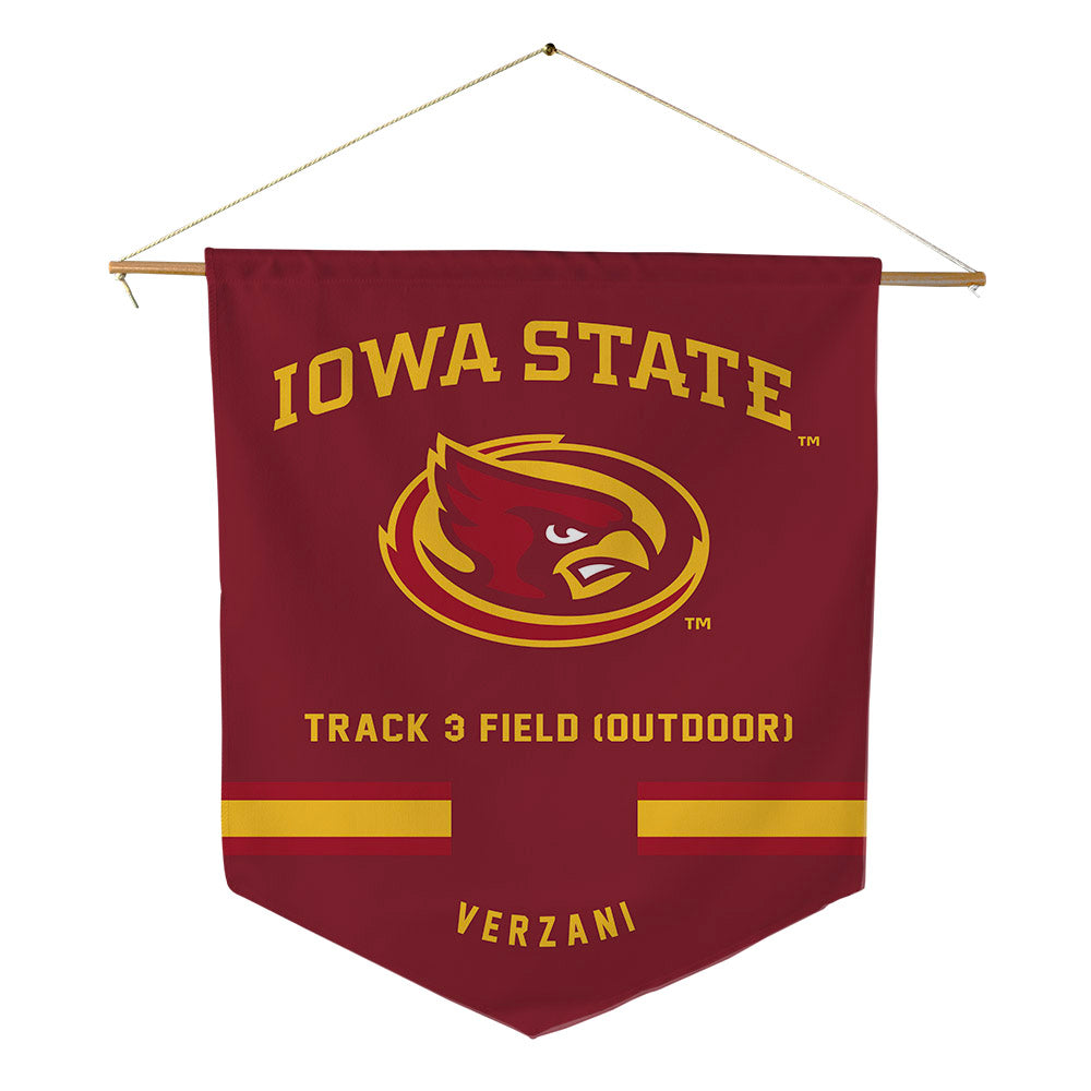 Iowa State - NCAA Men's Track & Field : Zach Verzani - Pennant - 18" x 21"-0