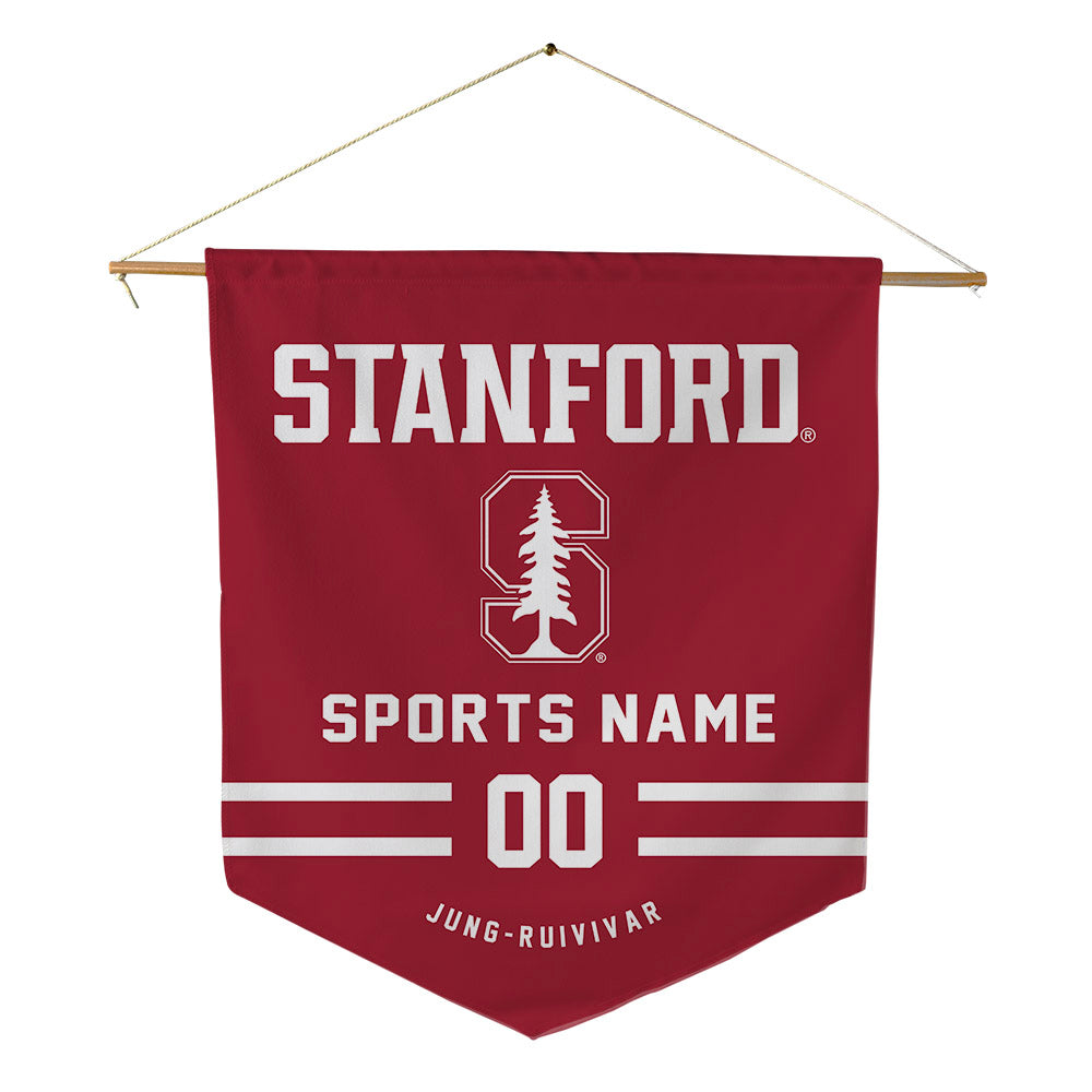 Stanford - NCAA Women's Gymnastics : Levi Jung-Ruivivar - Pennant - 18" x 21"-0