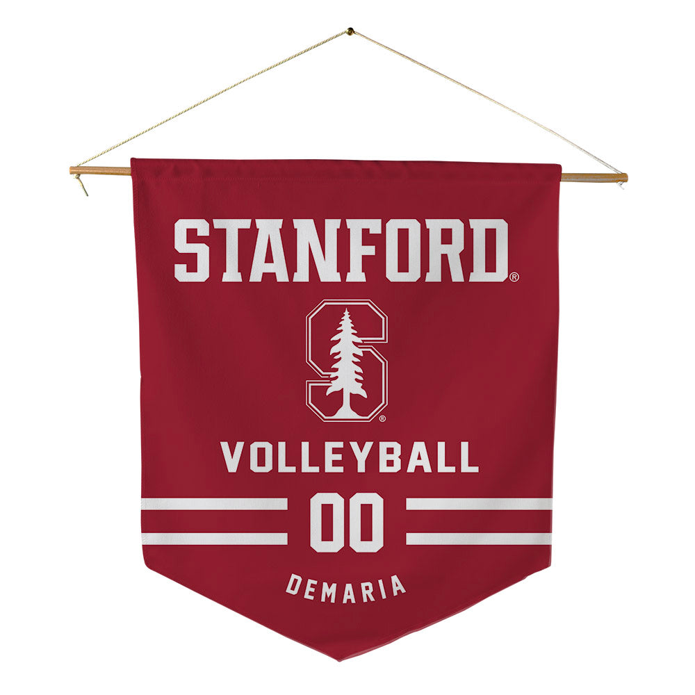 Stanford - NCAA Women's Volleyball : Kaci Demaria - Pennant - 18" x 21"-0