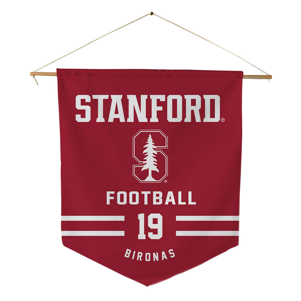 Stanford - NCAA Football : London Bironas - Pennant - 18" x 21"-0