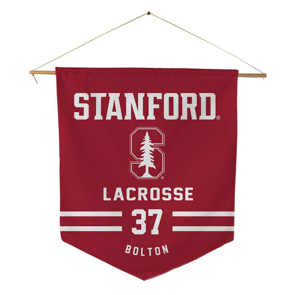 Stanford - NCAA Women's Lacrosse : Bronwyn Bolton - Pennant - 18" x 21"-0