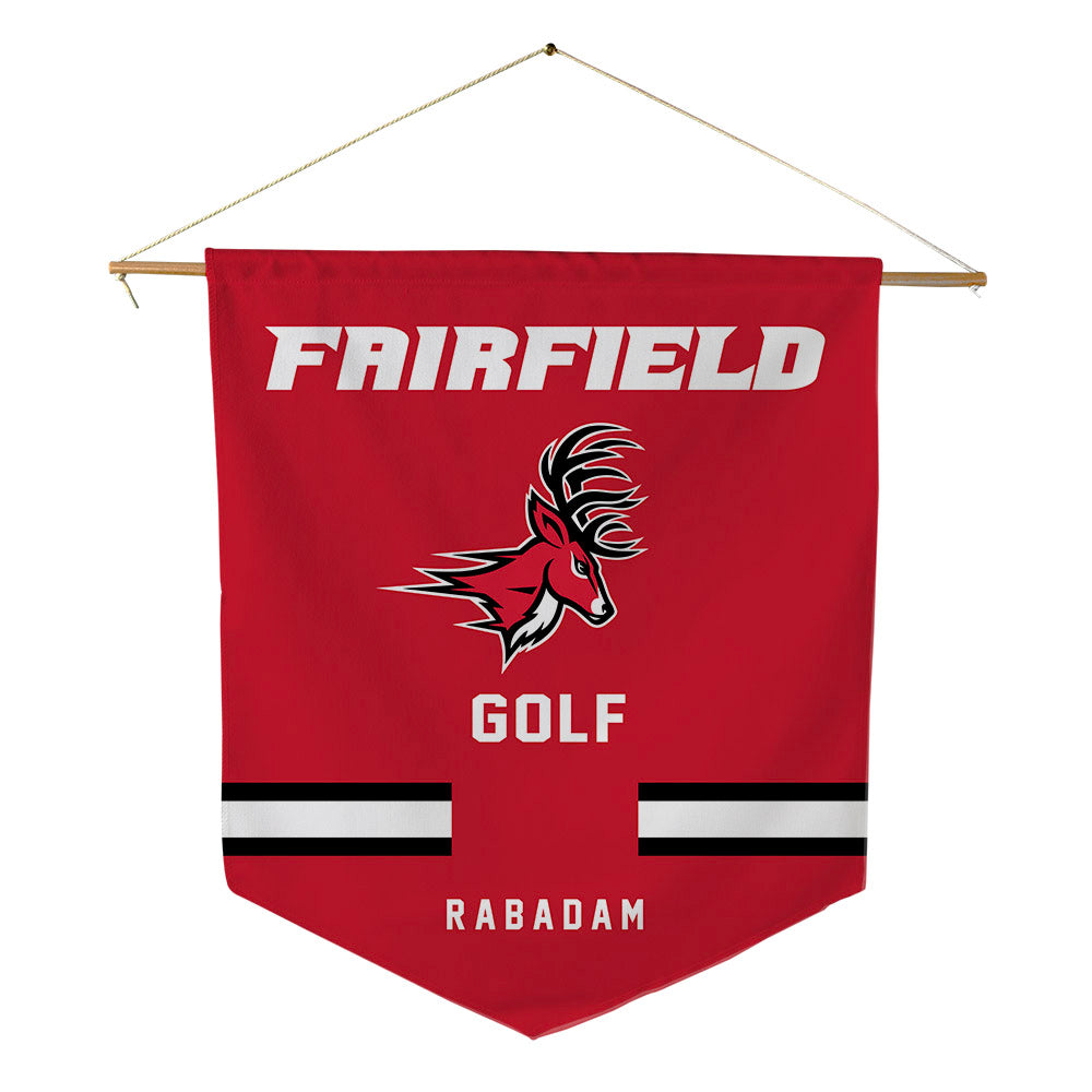 Fairfield - NCAA Women's Golf : Julia Rabadam - Pennant - 18" x 21"-0