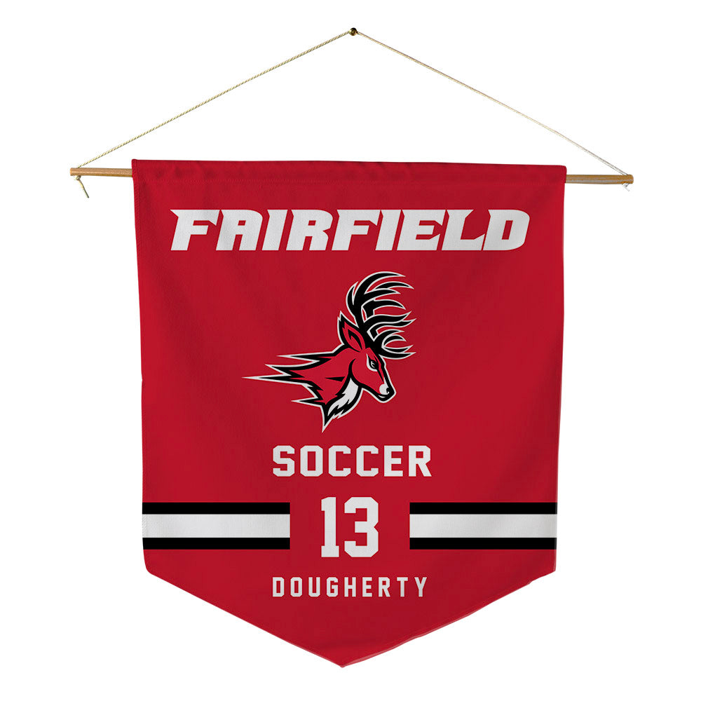 Fairfield - NCAA Men's Soccer : Cole Dougherty - Pennant - 18" x 21"-0