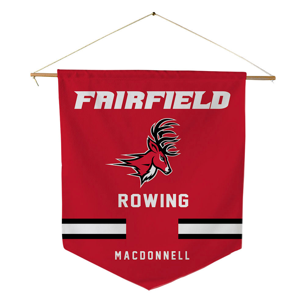 Fairfield - NCAA Men's Rowing : Ryan MacDonnell - Pennant - 18" x 21"-0