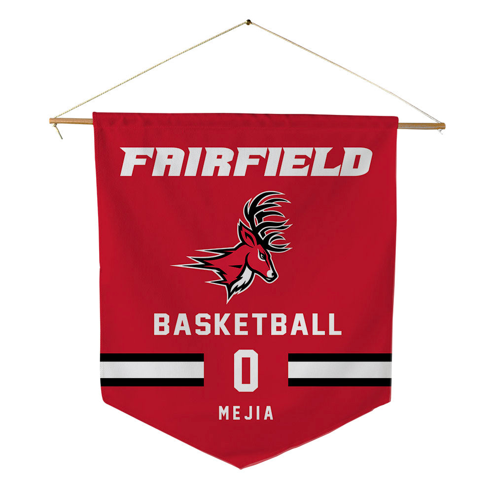 Fairfield - NCAA Men's Basketball : Eric Mejia - Pennant - 18" x 21"-0