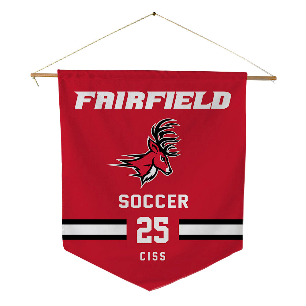 Fairfield - NCAA Women's Soccer : Lindsey Ciss - Pennant - 18" x 21"-0