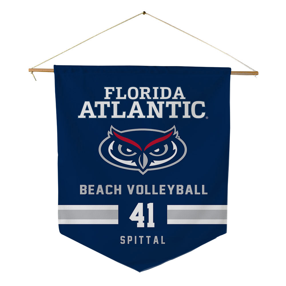 FAU - NCAA Beach Volleyball : Allison Spittal - Pennant - 18" x 21"-0