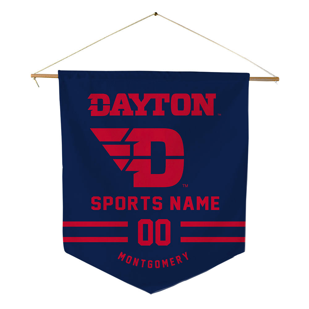 Dayton - NCAA Men's Basketball : De'Shayne Montgomery - Pennant - 18" x 21"-0