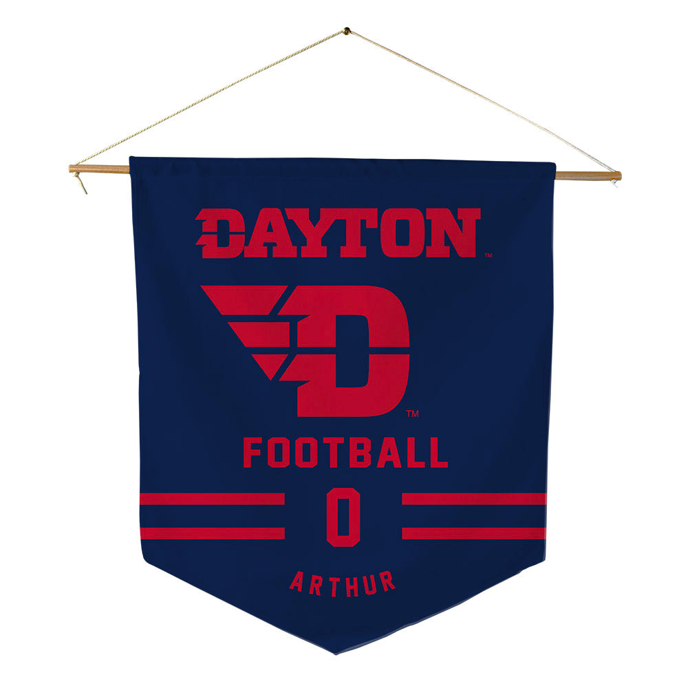 Dayton - NCAA Football : Nathaniel Arthur - Pennant - 18" x 21"-0