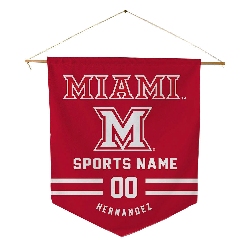 Miami of Ohio - NCAA Softball : Danitza Hernandez - Pennant - 18" x 21"-0