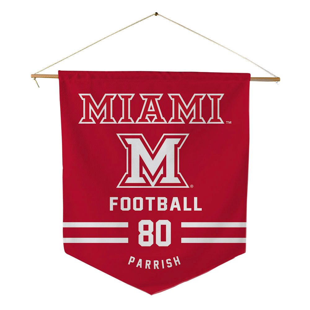 Miami of Ohio - NCAA Football : Michael Parrish - Pennant - 18" x 21"-0