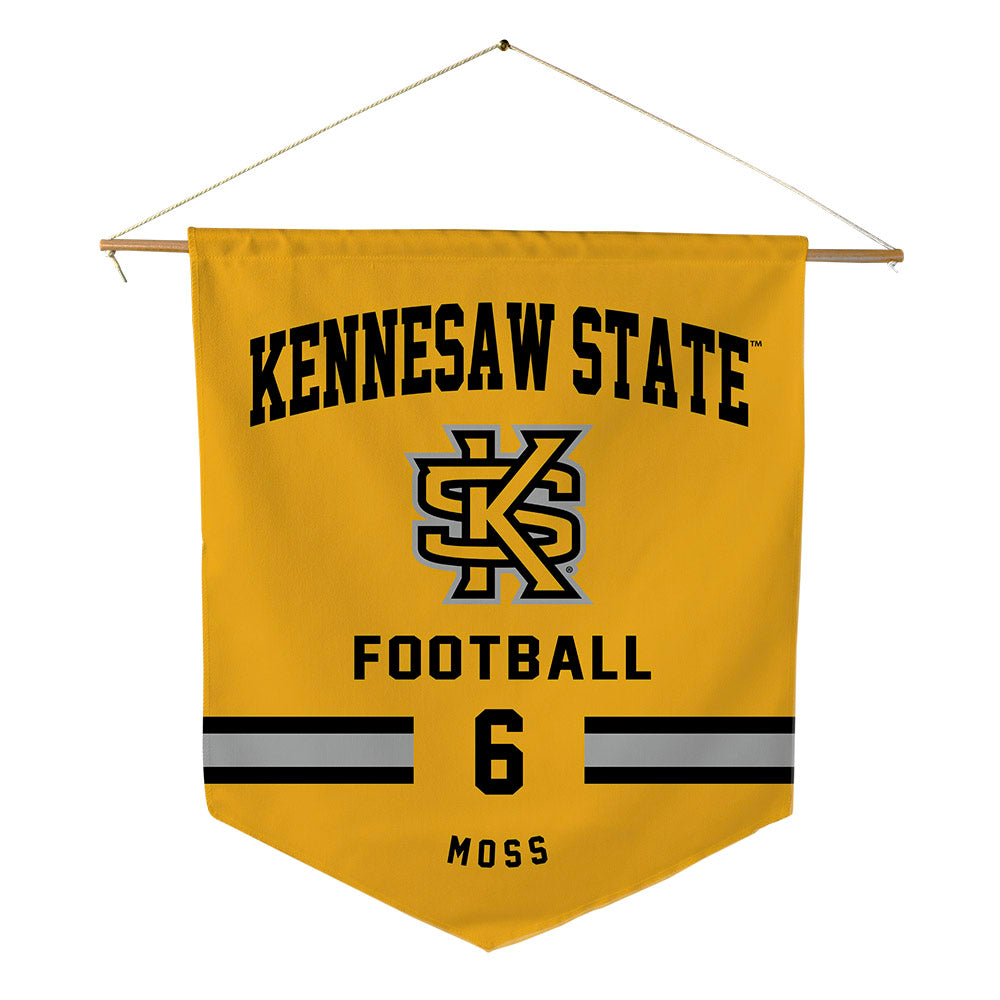 Kennesaw - NCAA Football : Christian Moss - Pennant - 18" x 21"-0