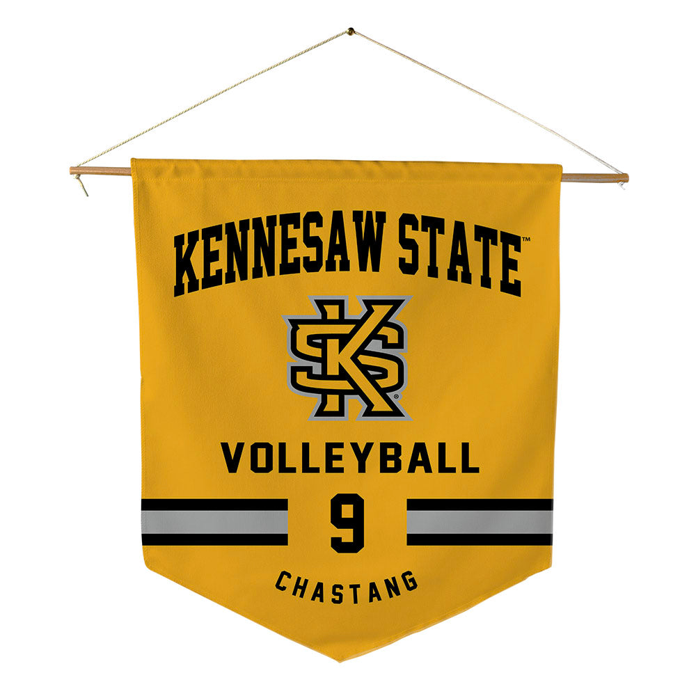 Kennesaw - NCAA Women's Volleyball : Caroline Chastang - Pennant - 18" x 21"-0