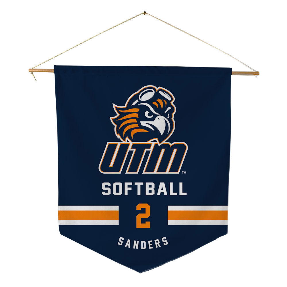 UT Martin - NCAA Softball : Josie Sanders - Pennant - 18" x 21"-0
