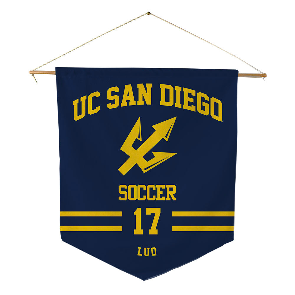 UCSD - NCAA Women's Soccer : Allison Luo - Pennant - 18" x 21"-0