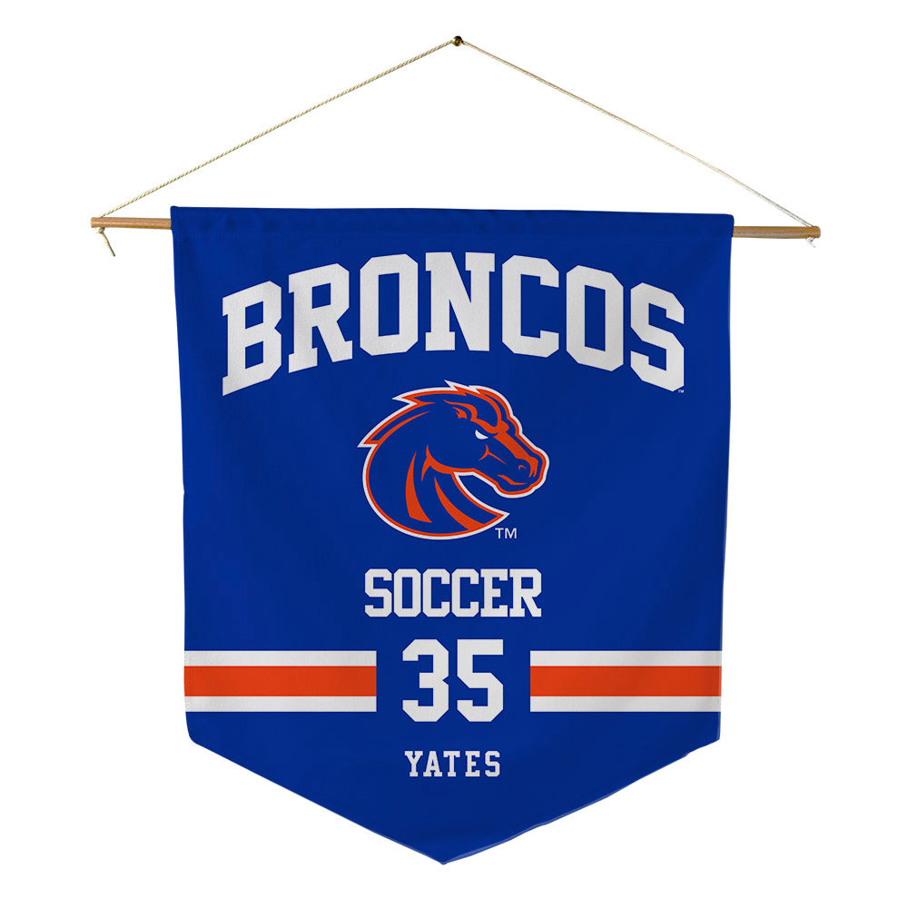 Boise State - NCAA Women's Soccer : Chloe Yates - Pennant - 18" x 21"-0
