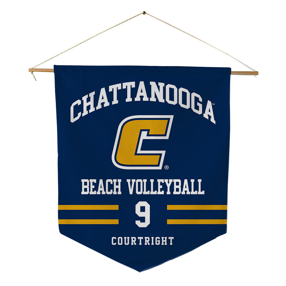 UTC - NCAA Beach Volleyball : Joy Courtright - Pennant - 18" x 21"-0