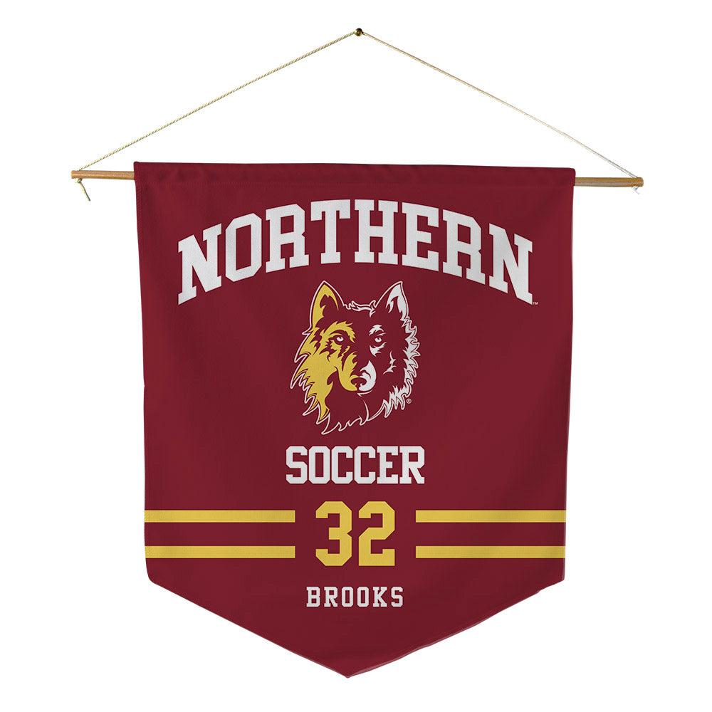 NSU - NCAA Women's Soccer : Greta Brooks - Pennant - 18" x 21"-0