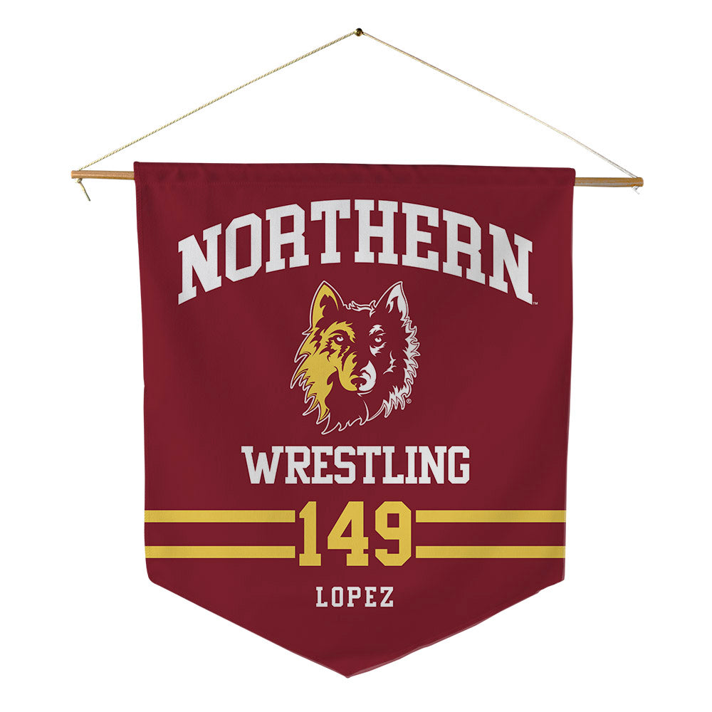 NSU - NCAA Wrestling : Rudy Lopez - Pennant - 18" x 21"-0