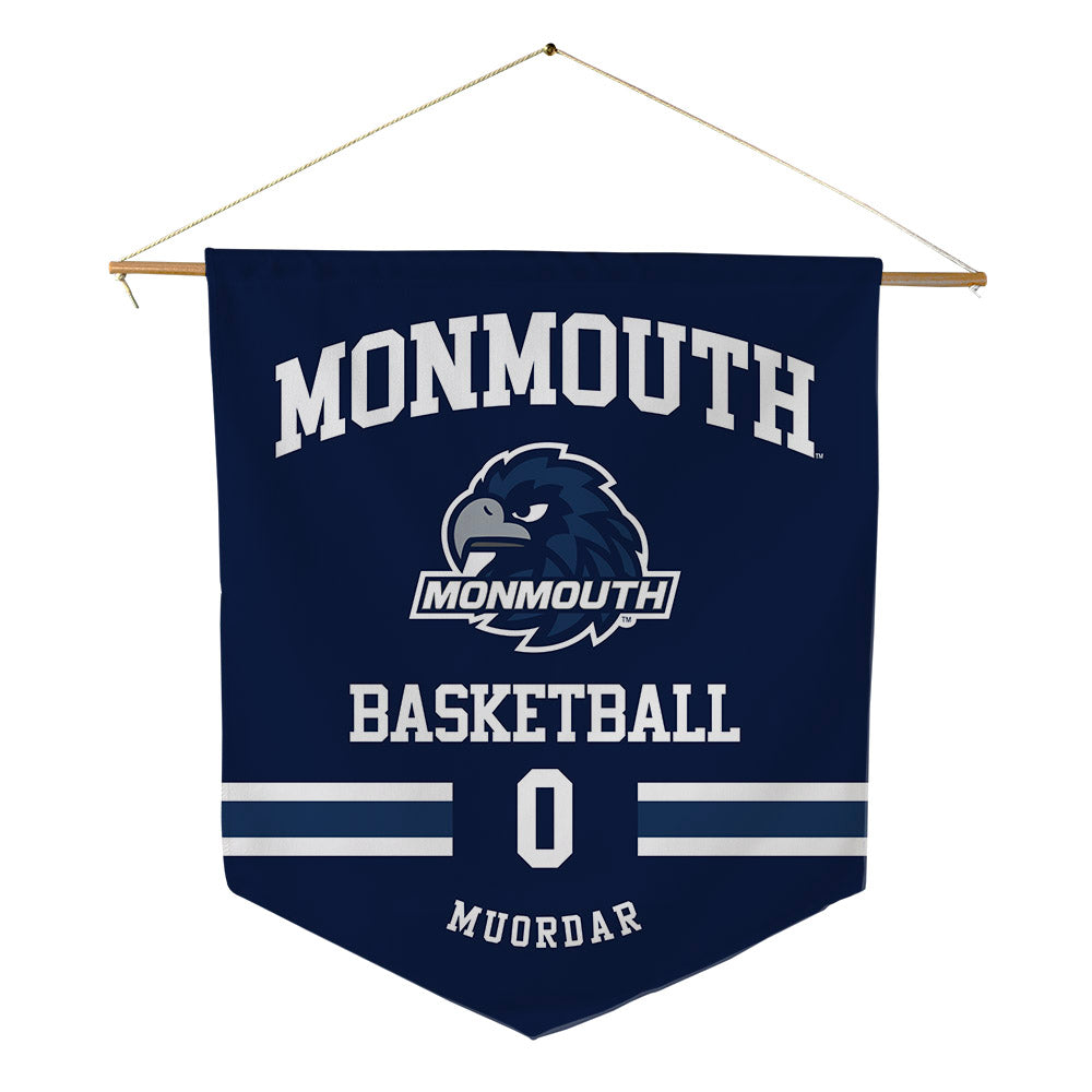 Monmouth - NCAA Men's Basketball : Dok Muordar - Pennant - 18" x 21"-0