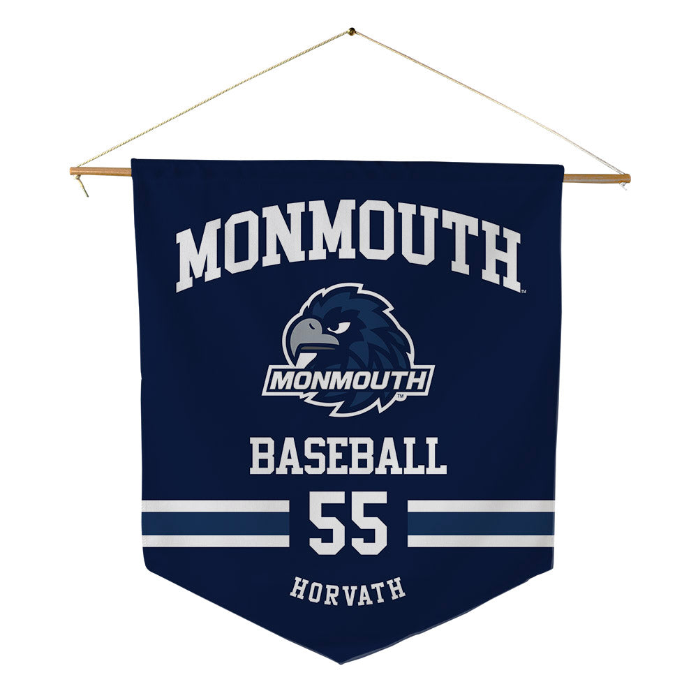 Monmouth - NCAA Baseball : David Horvath - Pennant - 18" x 21"-0