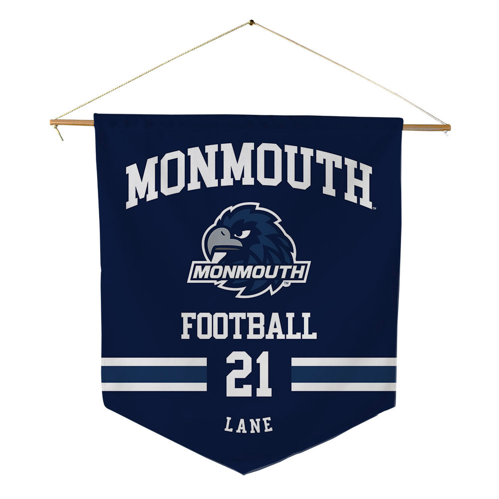 Monmouth - NCAA Football : Emmanuel Lane - Pennant - 18" x 21"-0