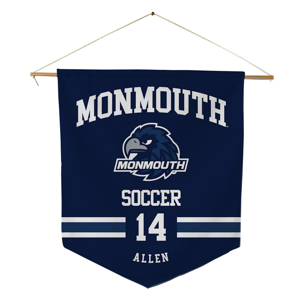 Monmouth - NCAA Women's Soccer : Ava Allen - Pennant - 18" x 21"-0