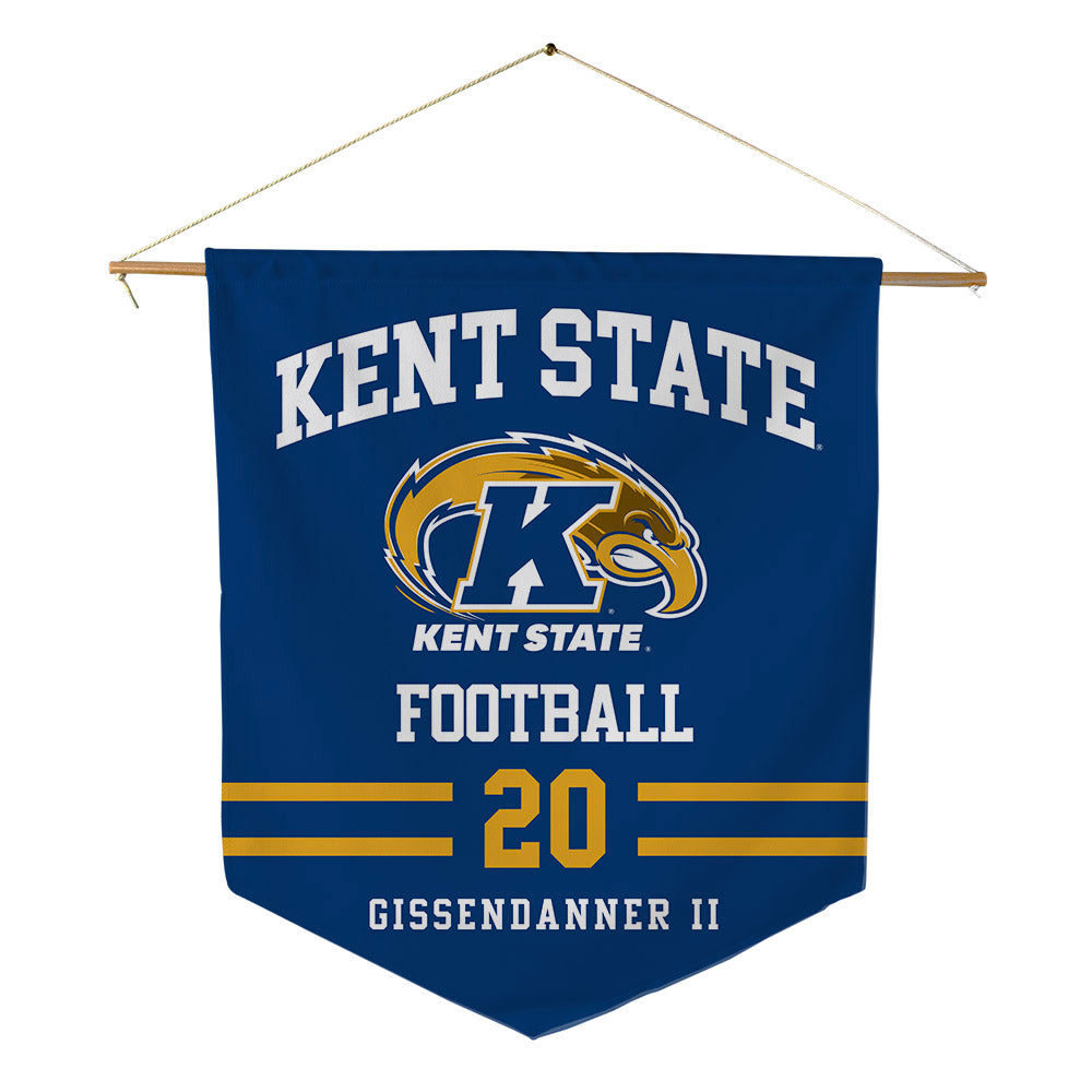 Kent State - NCAA Football : DeWayne Gissendanner II - Pennant - 18" x 21"-0
