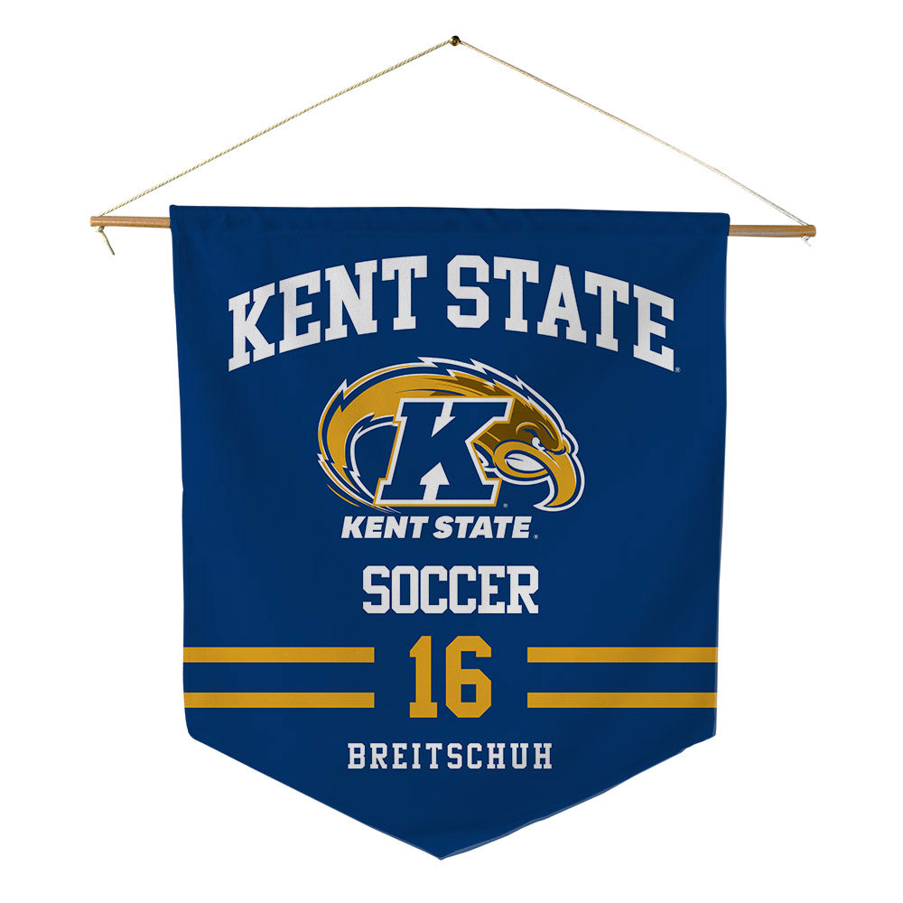 Kent State - NCAA Women's Soccer : Abby Breitschuh - Pennant - 18" x 21"-0