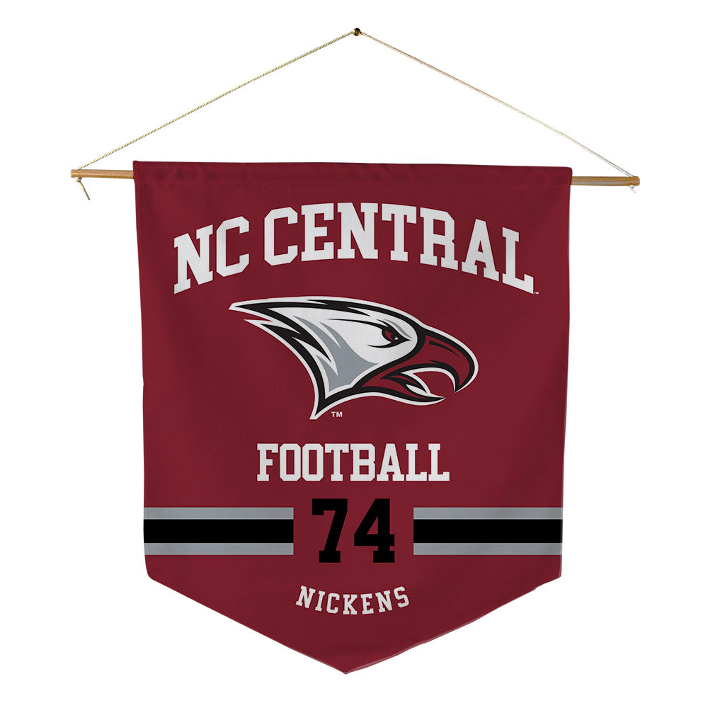 NCCU - NCAA Football : Andrew Nickens - Pennant - 18" x 21"-0