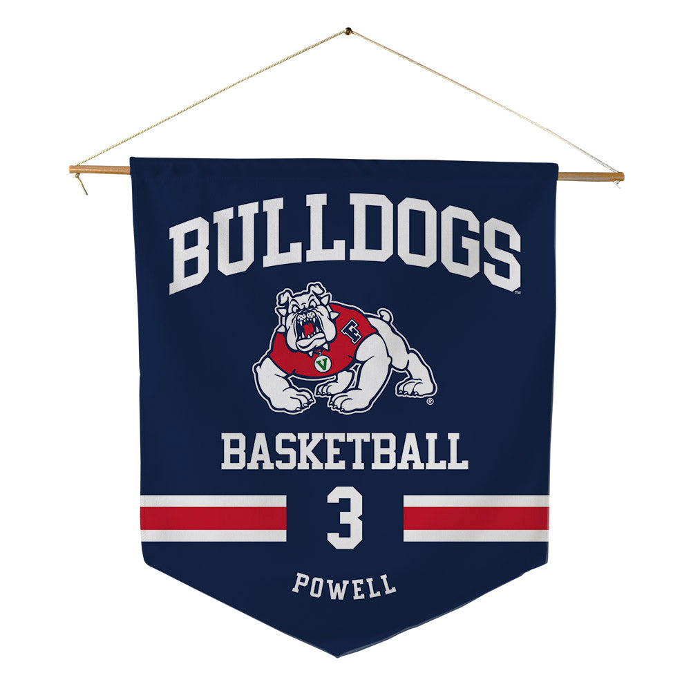 Fresno State - NCAA Women's Basketball : Danae Powell - Pennant - 18" x 21"-0