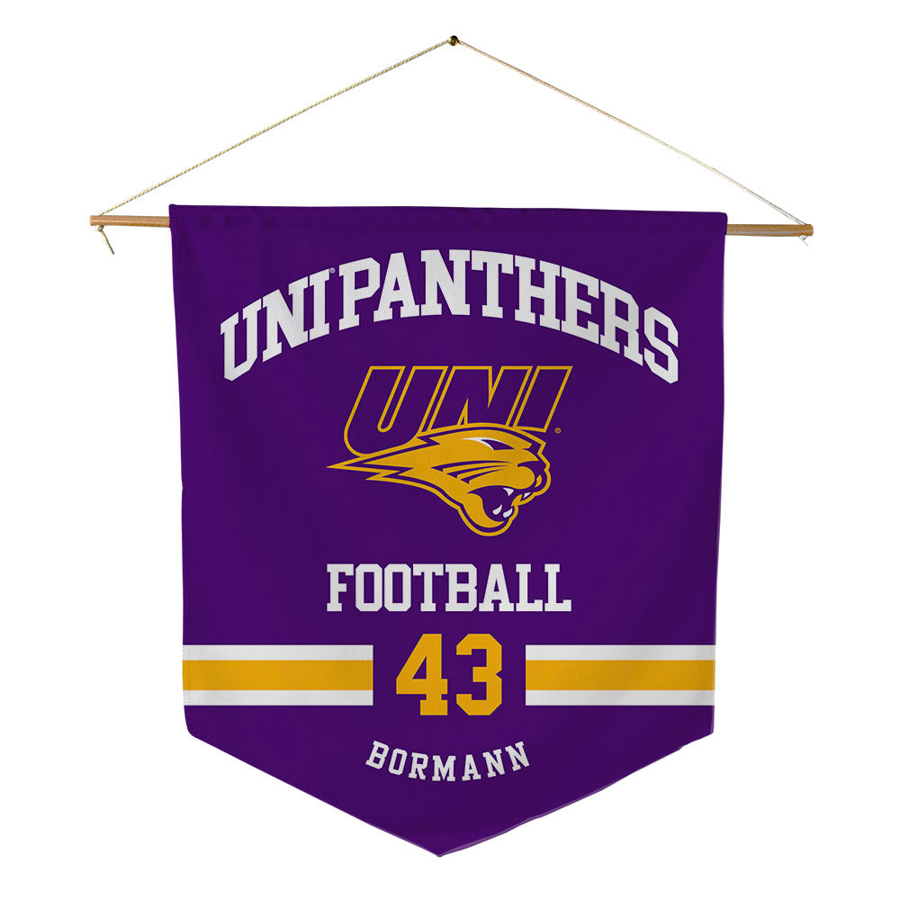Northern Iowa - NCAA Football : Michael Bormann - Pennant - 18" x 21"-0