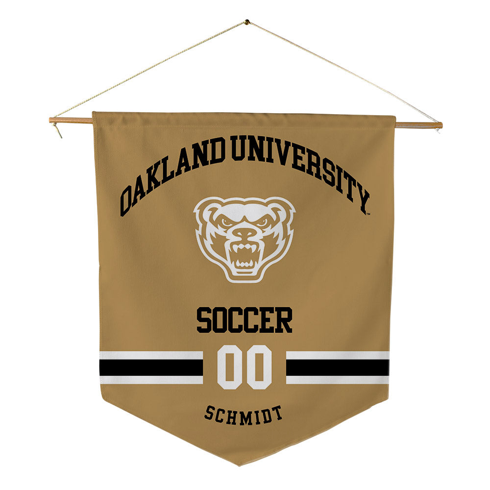 Oakland - NCAA Women's Soccer : Norah Schmidt - Pennant - 18" x 21"-0