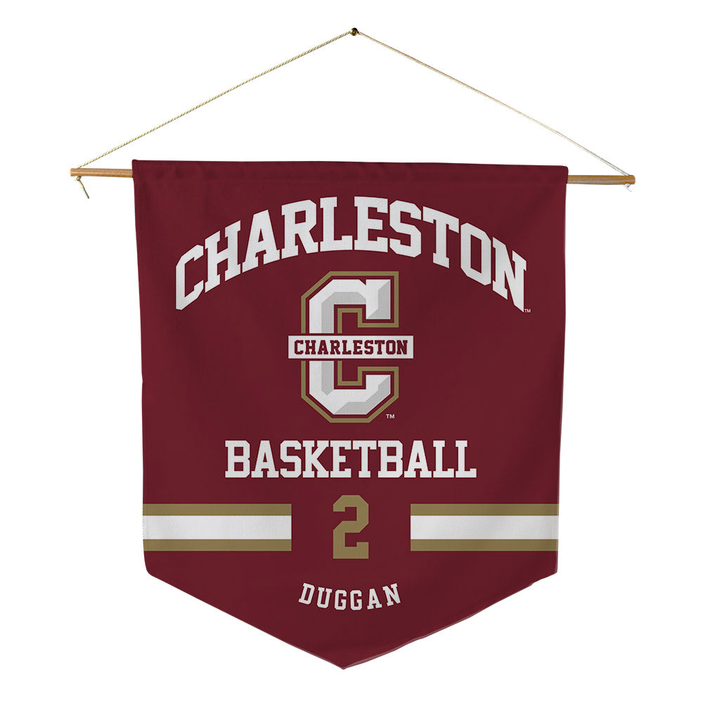Charleston - NCAA Men's Basketball : Colby Duggan - Pennant - 18" x 21"-0